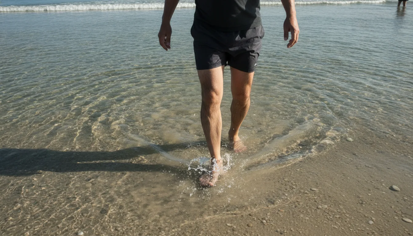 Caminar dentro del agua: beneficios y cómo hacerlo bien