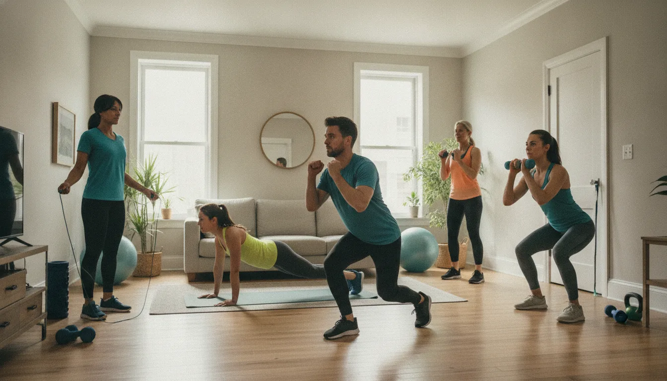 Cómo quemar calorías: 10 entrenamientos eficaces en casa