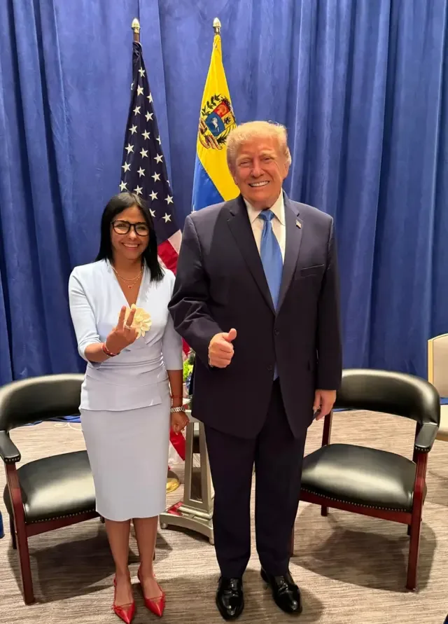 Donald Trump confirma conversaciones con Delcy Rodríguez sobre las elecciones en Venezuela