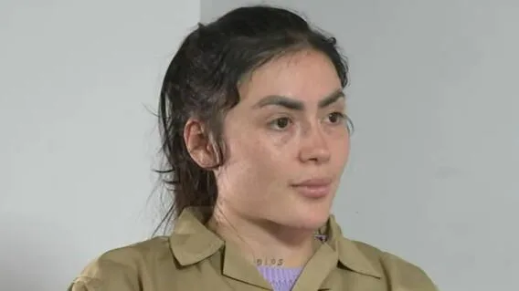 Daneidy Barrera Rojas (Epa Colombia) dando una entrevista desde la cárcel.