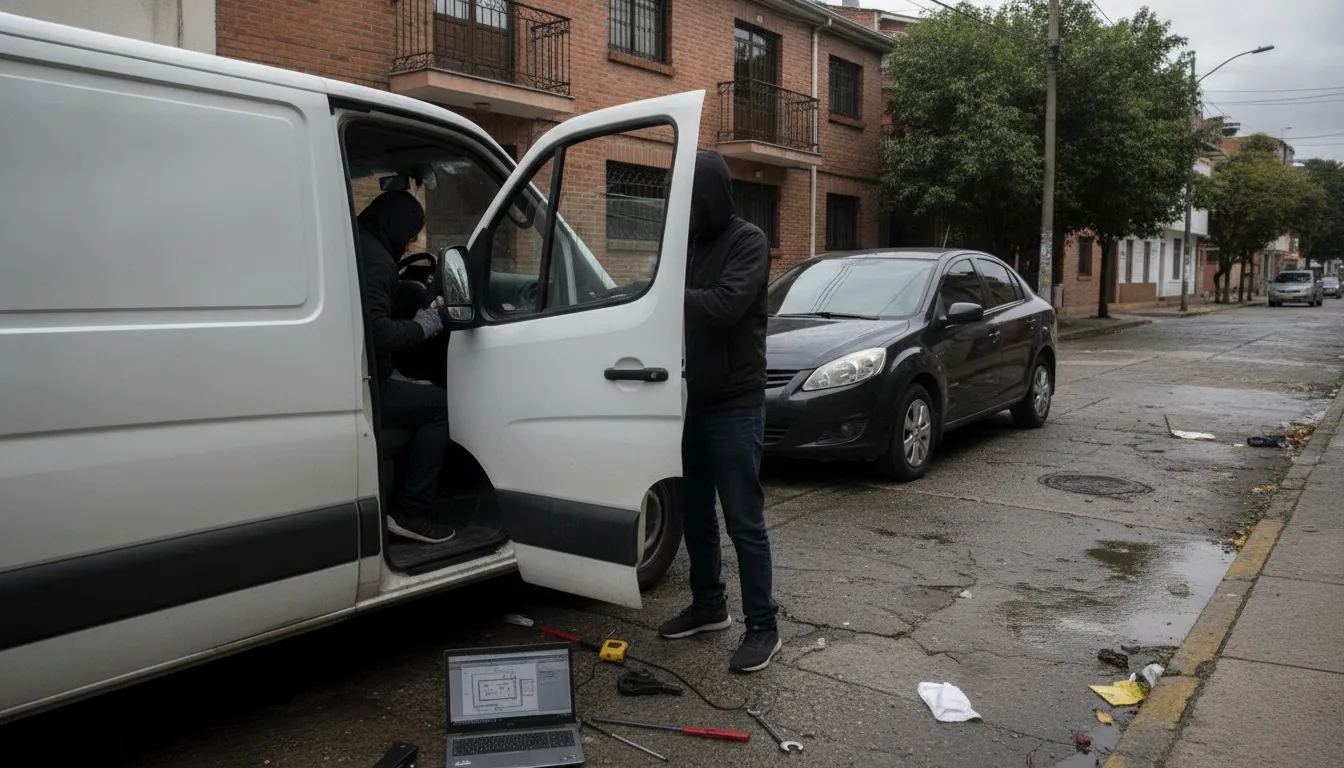 Robo de camioneta en Bogotá: métodos usados por bandas