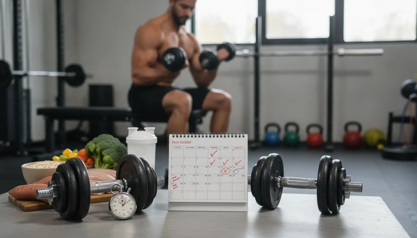 Tiempo para desarrollar masa muscular: ¿cuánto se necesita?