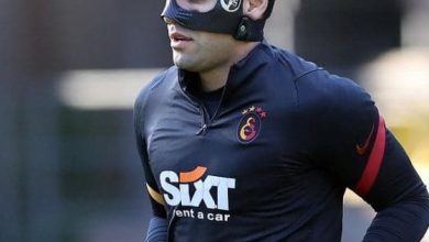 Falcao García volvió a entrenar con el Galatasaray enmascarado