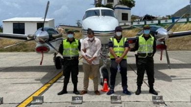 Cayó avión del esposo de Alejandra Azcarate con cocaína