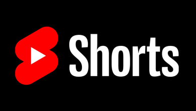 shorts de YouTube