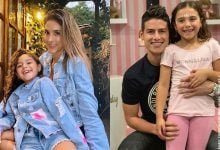 Salome, la hija de James Rodríguez y Daniela Ospina