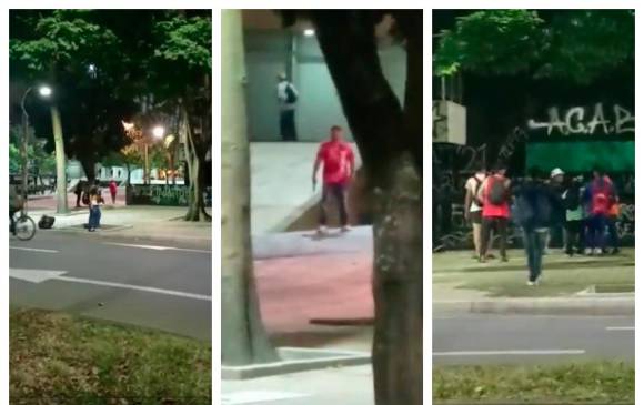 hombre disparó a manifestantes en medellín