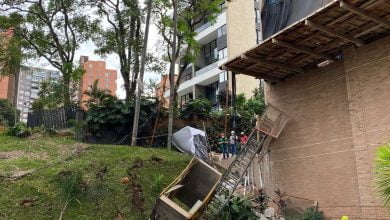 se desprendió ascensor en medellín