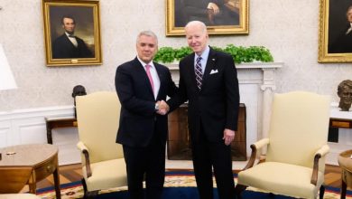 Iván Duque y Joe Biden en la Casa Blanca