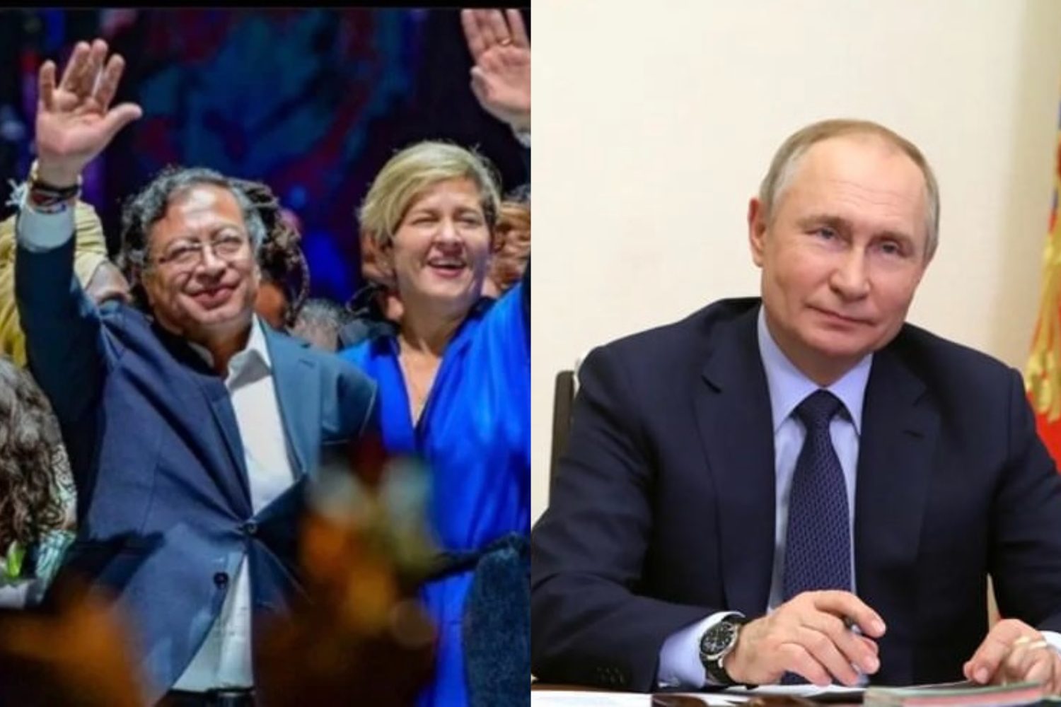 Vladimir Putin le envió mensaje a Gustavo Petro