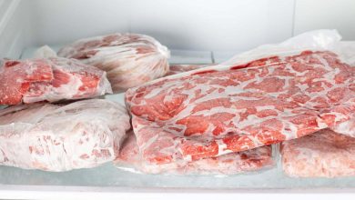 Cómo descongelar la carne rápidamente - carne en el congelador