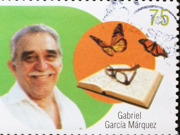 Gabriel García Márquez en sello cubano / cien años de soledad