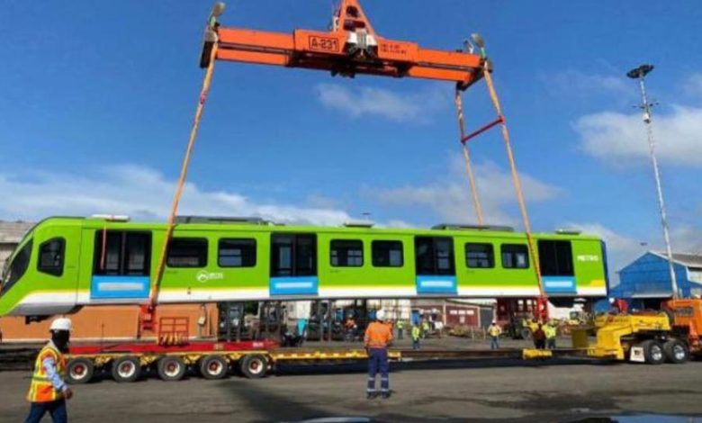 primer vagón del Metro de Bogotá