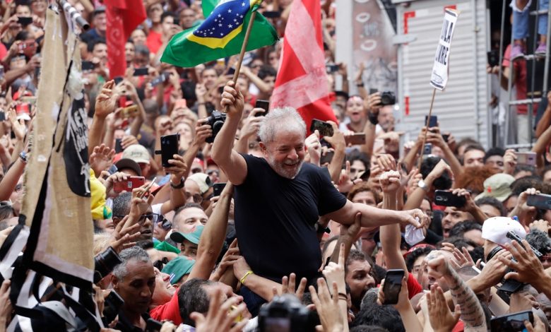 lula da silva celebra la victoria en Brasil