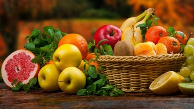 verduras y frutas saludables, algunas de las que tienen más fibra