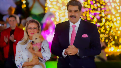 Nicolás Maduro y su esposa