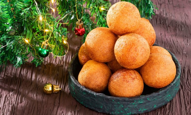 Buñuelo colombiano tradicional / mejores dulces buñuelos