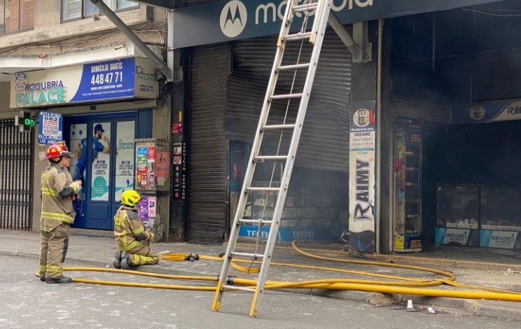 Incendio en Medellín