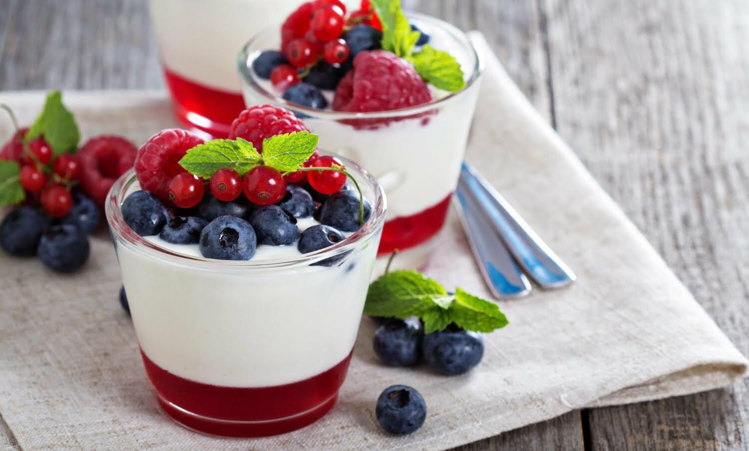 postre con yogur saludable / dieta