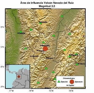 temblor / nevado del ruiz