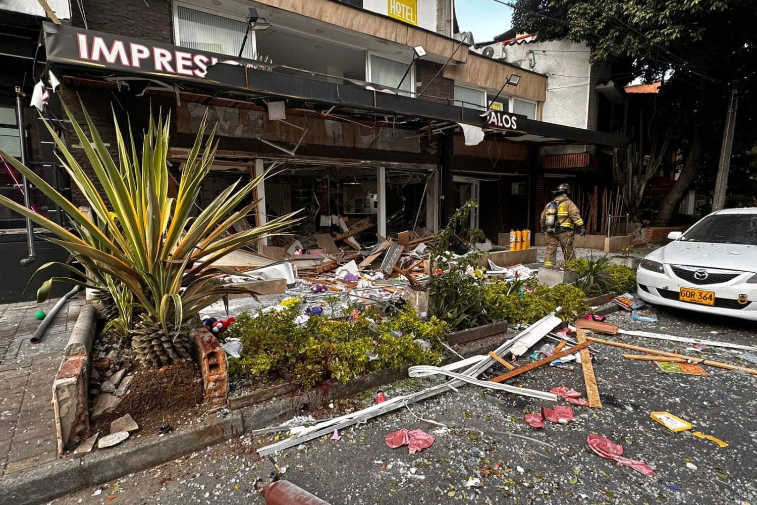 explosión en Medellín.