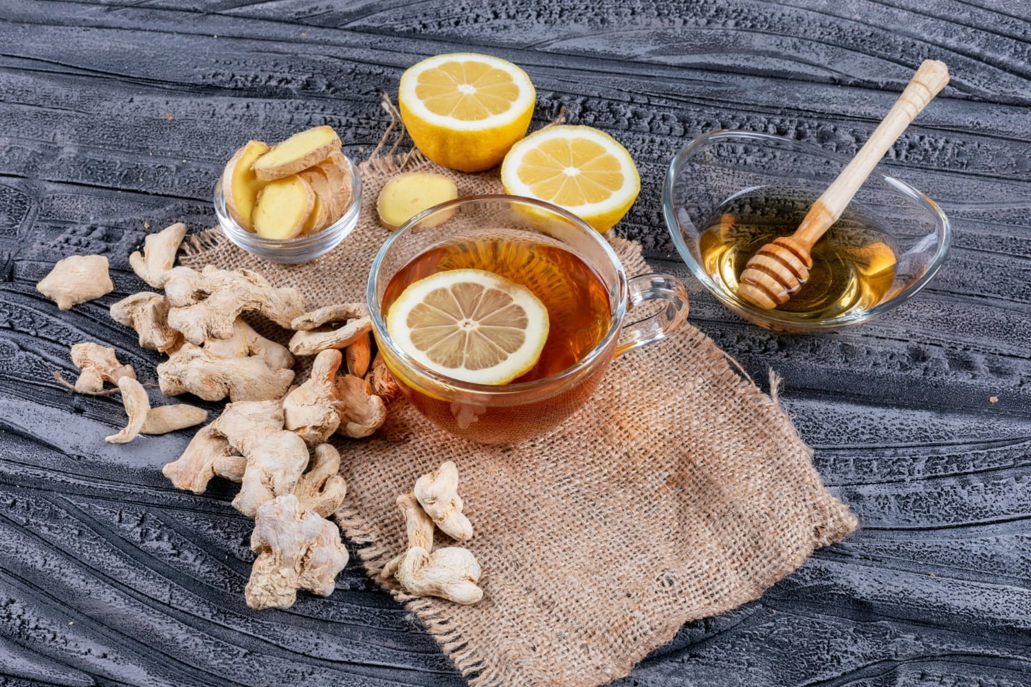 aplanar el abdomen / diabetes / infusión / agua de jengibre / té / hinchazon abdominal