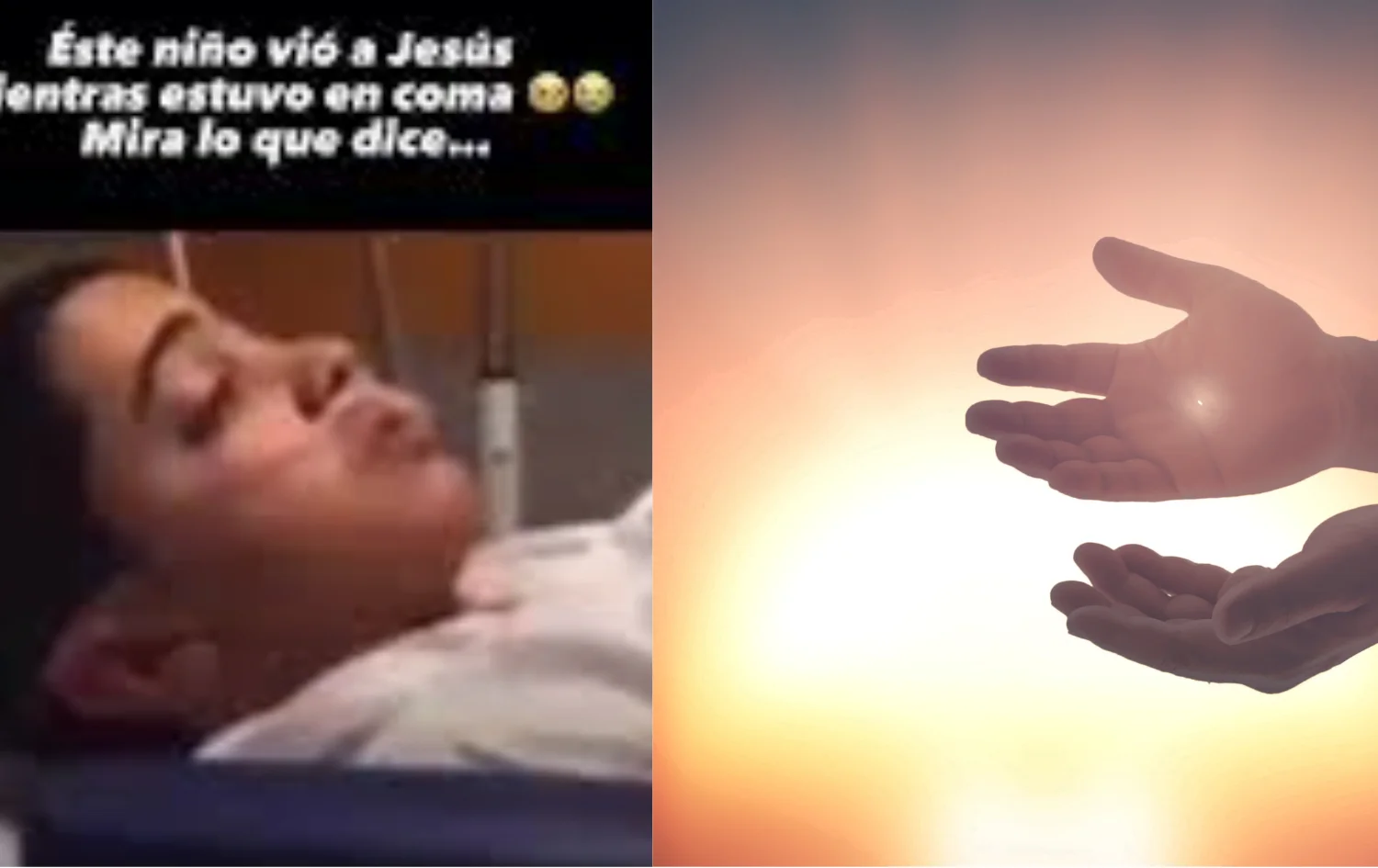 niño sale del coma y que vio a Jesucristo