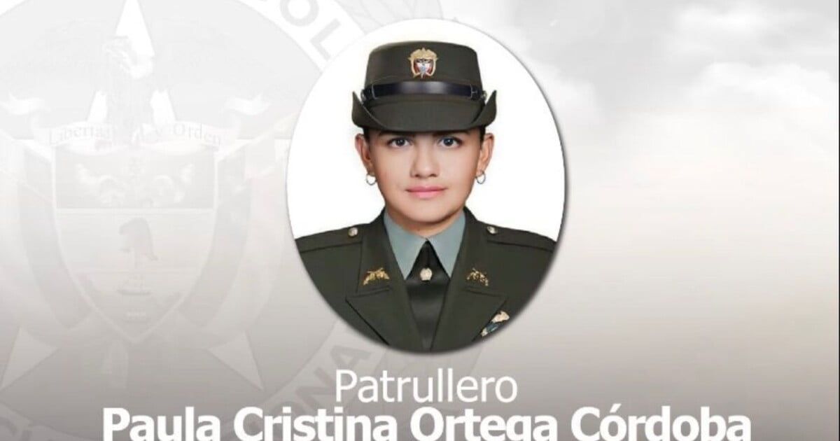 Paula Cristina Ortega / patrullera en Neiva