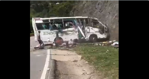 Impactante video de trágico accidente en Cundinamarca: hubo dos fallecidos