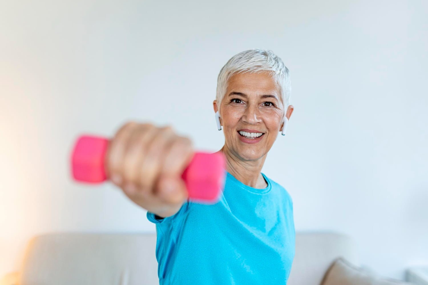 cintura / ejercicio en pared / tonificar todo el cuerpo - -después de los 60 - actividades físicas