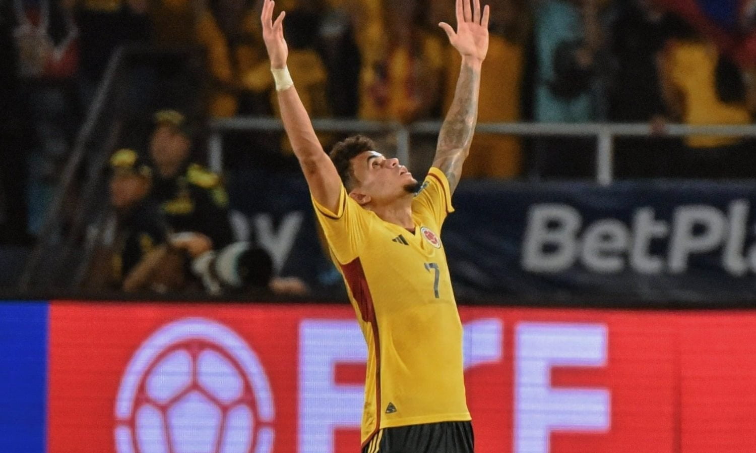 Luis Díaz logró un hito histórico en el partido frente a Brasil