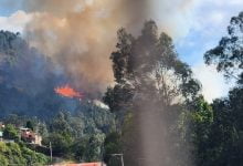 Atención: grave incendio forestal en Sopó amenaza a la comunidad / fenómeno de el niño / Bosa