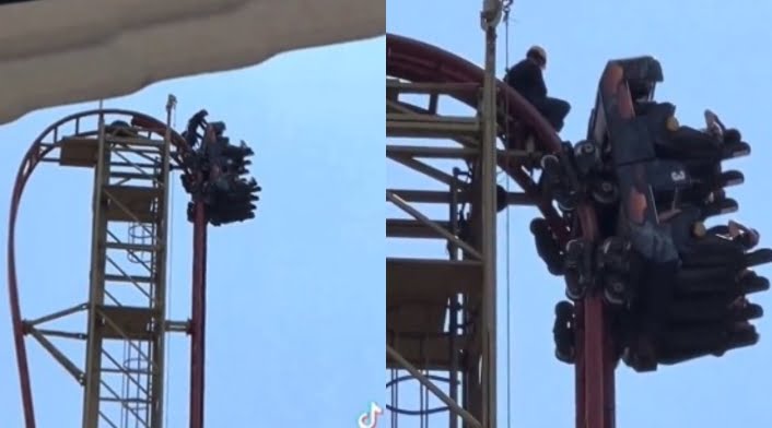 Video: Turistas quedaron atrapados en montaña rusa del Parque del Café