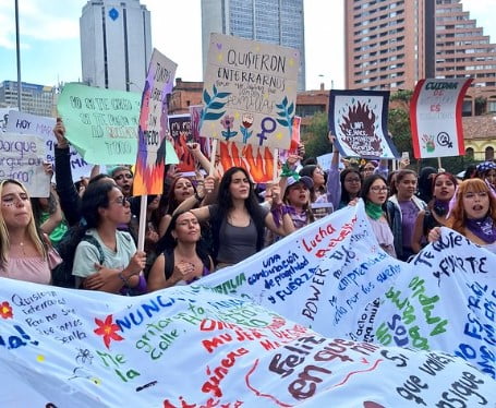 Qué pasó en las marchas del 8 de marzo en Bogotá