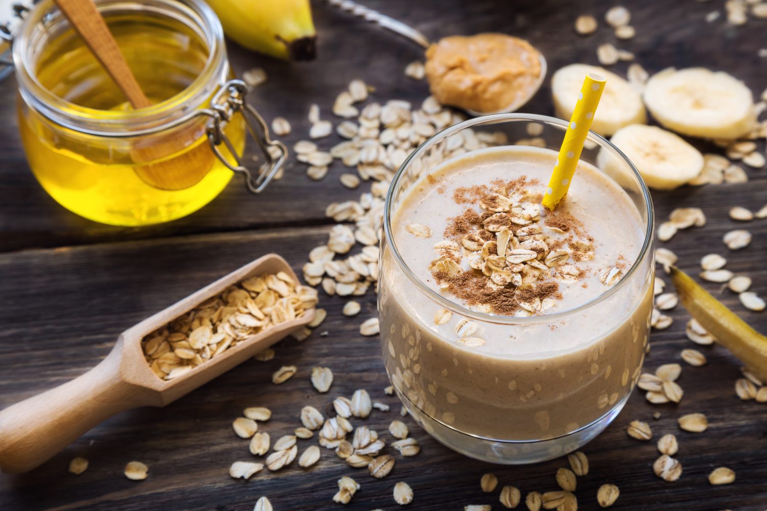 batido de avena - bajar de peso adelgazar