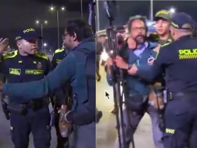 Video: así agredieron policías a periodistas durante cobertura del caso La Modelo / Esto hicieron con policía que agredió a periodista que cubría caso de La Modelo