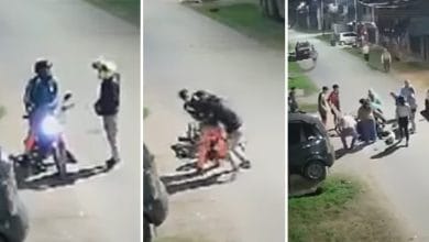 hombre pidió una moto por app para robar al conductor y recibió fuerte paliza