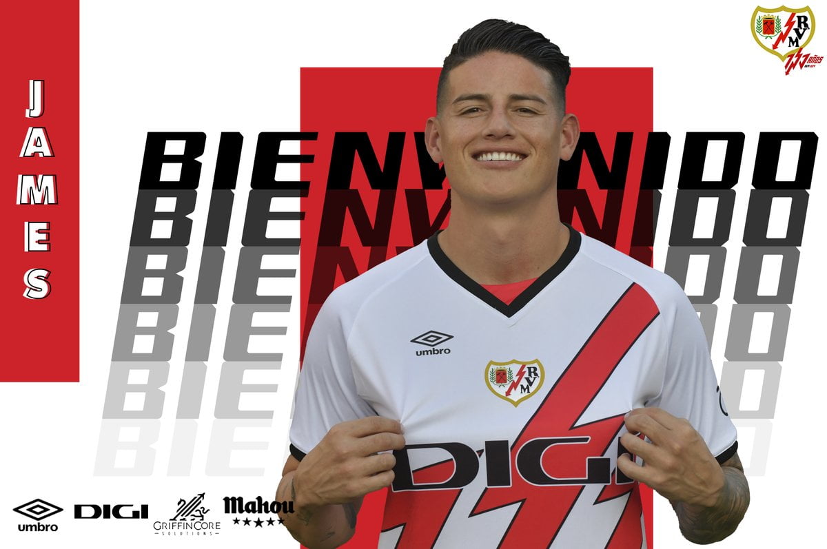 James Rodríguez jugador de Rayo Vallecano