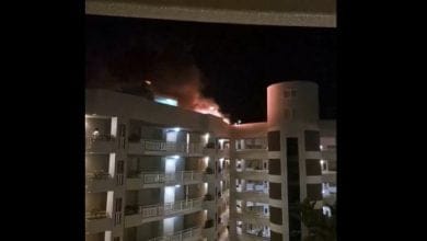 Video: Helicóptero se estrelló en reconocido hotel y desató un incendio