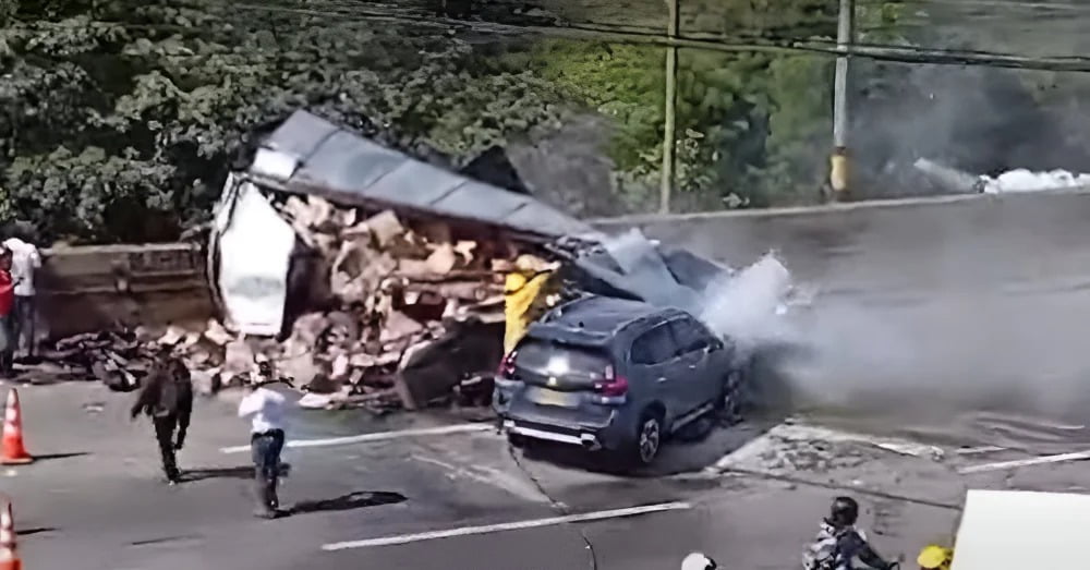 En video quedó grabado trágico accidente en Copacabana