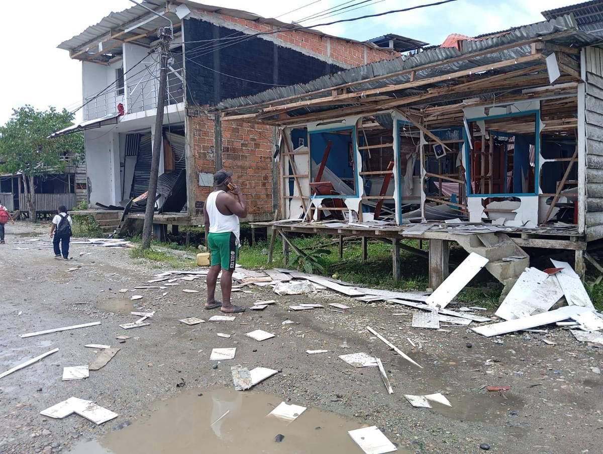 Atentado terrorista en Timbiquí-Cauca