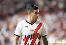 Así se vivió el debut de James Rodríguez en el Rayo Vallecano