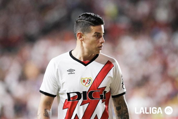 Así se vivió el debut de James Rodríguez en el Rayo Vallecano