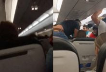 En video quedó grabado el drama que vivieron pasajeros de vuelo Medellín-Barranquilla por fuertes lluvias