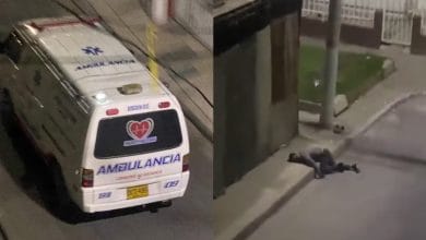 ¡Insólito! Investigan a ambulancia que habría abandonado a paciente en vía pública de Bogotá