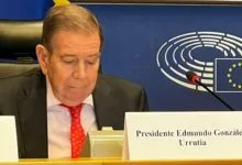 Con el identificativo de "presidente" recibieron en la UE a Edmundo González